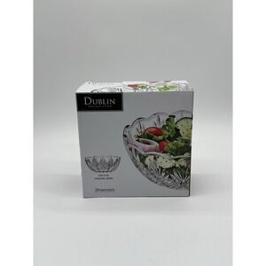 GODINGER SHANNON CRYSTAL DUBLIN SERVING BOWL 8.5"  NEW IN ORIGINAL BOX‎
